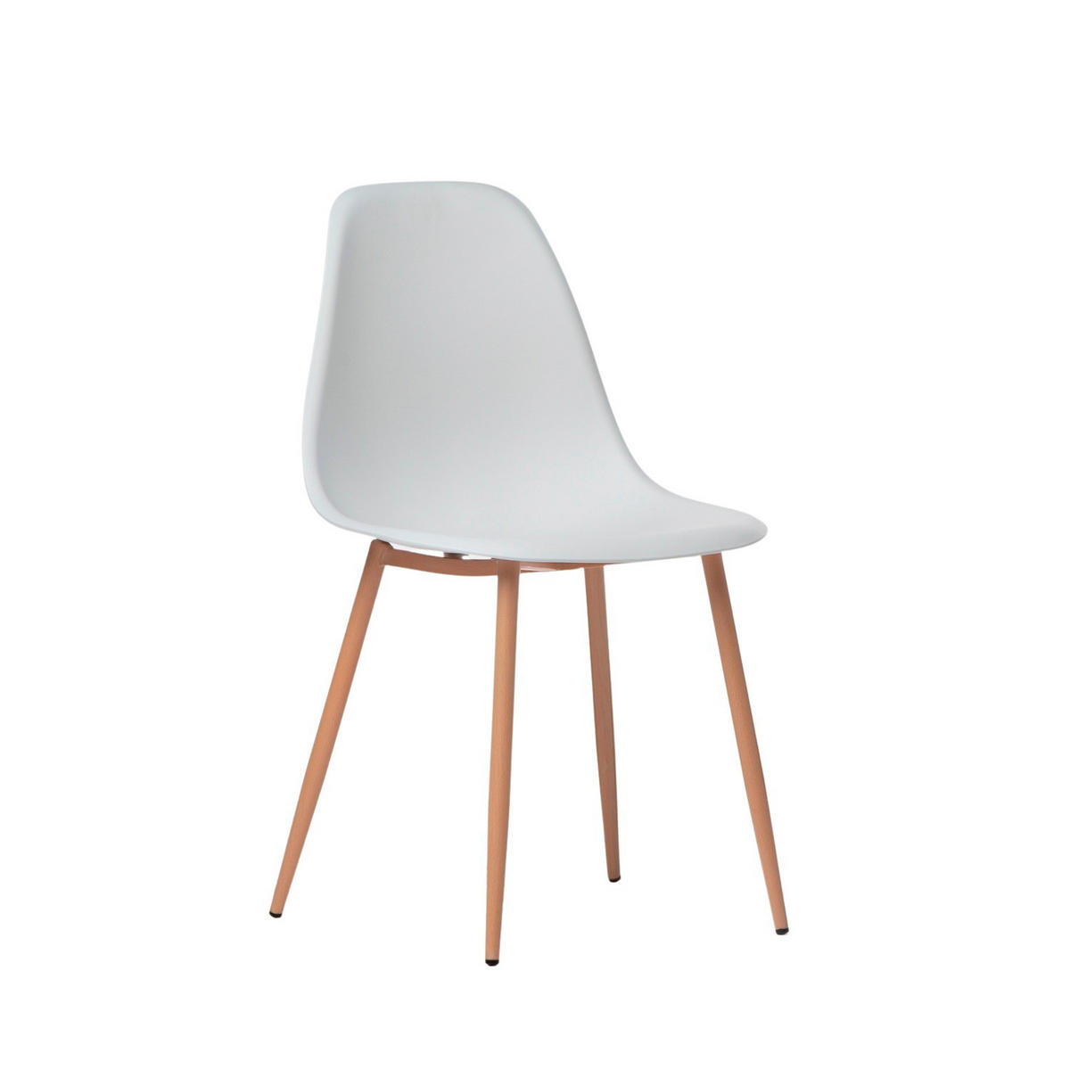 STUHL FÜR DRAUSSEN Nina Weiß 45 cm x 80 cm - Weiß, Kunststoff (45/80/53cm)