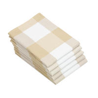 GESCHIRRTÜCHER, 5er-Set, 50x70 cm, 100% Baumwolle, Braun - Beige, Textil (50/70cm) - Zollner