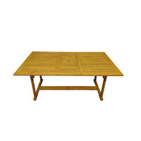 GARTENTISCH Liberia mit Auszug 180-260 cm - Eukalyptusholzfarben, Holz (180/110/75cm) - Sedex