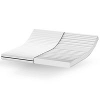 KALTSCHAUMMATRATZE 200x200 H2 H3 - hygienisch und allergikergeeignet - pflegeleichter Bezug - ideal für Gästezimmer oder Ferienwohnung - Höhe 15 cm - Weiß, Textil (200/200cm) - Mister Sandman