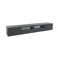 FERNSEHSCHRANK Anthrazit 40/240/35 cm - Schwarz, Holzwerkstoff (240/35/40cm) - DMORA