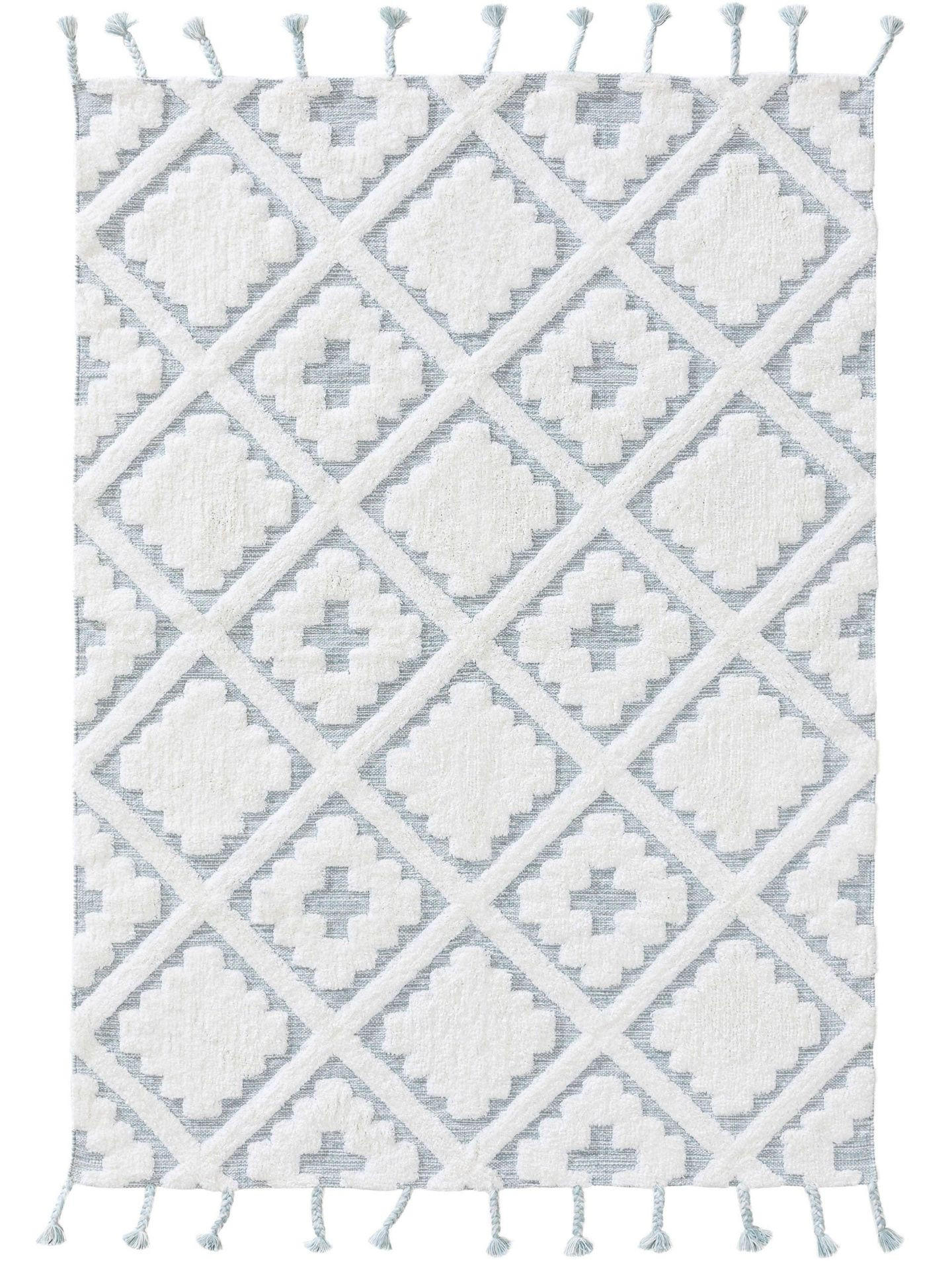 KINDERTEPPICH waschbar Matheo Mint 160x230 cm - Weiß, Textil (160/1cm) - KUNSTLOFT