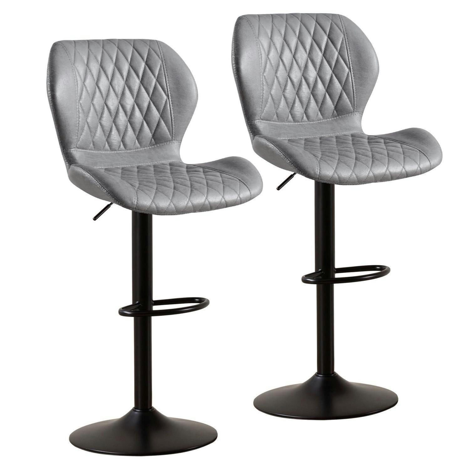 XXXLutz Barhocker Grau 46.5x111x38 cm