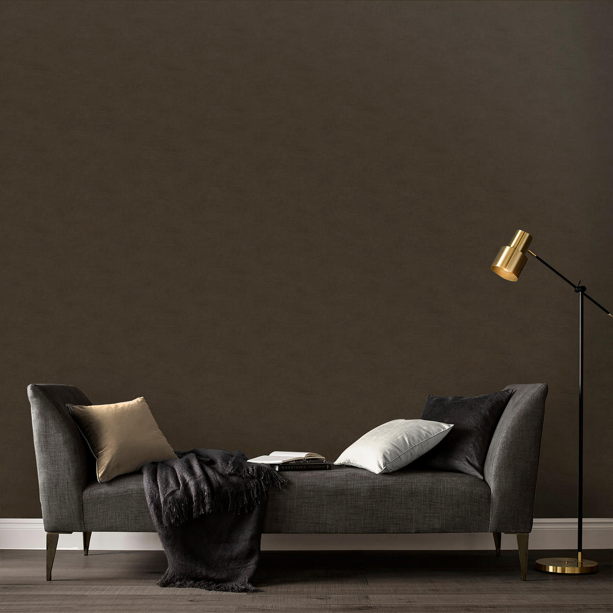 VLIESTAPETE - Revi warmes Braun 10mx53cm - Braun, Papier/Kunststoff (53/1000cm) - Superfresco Easy