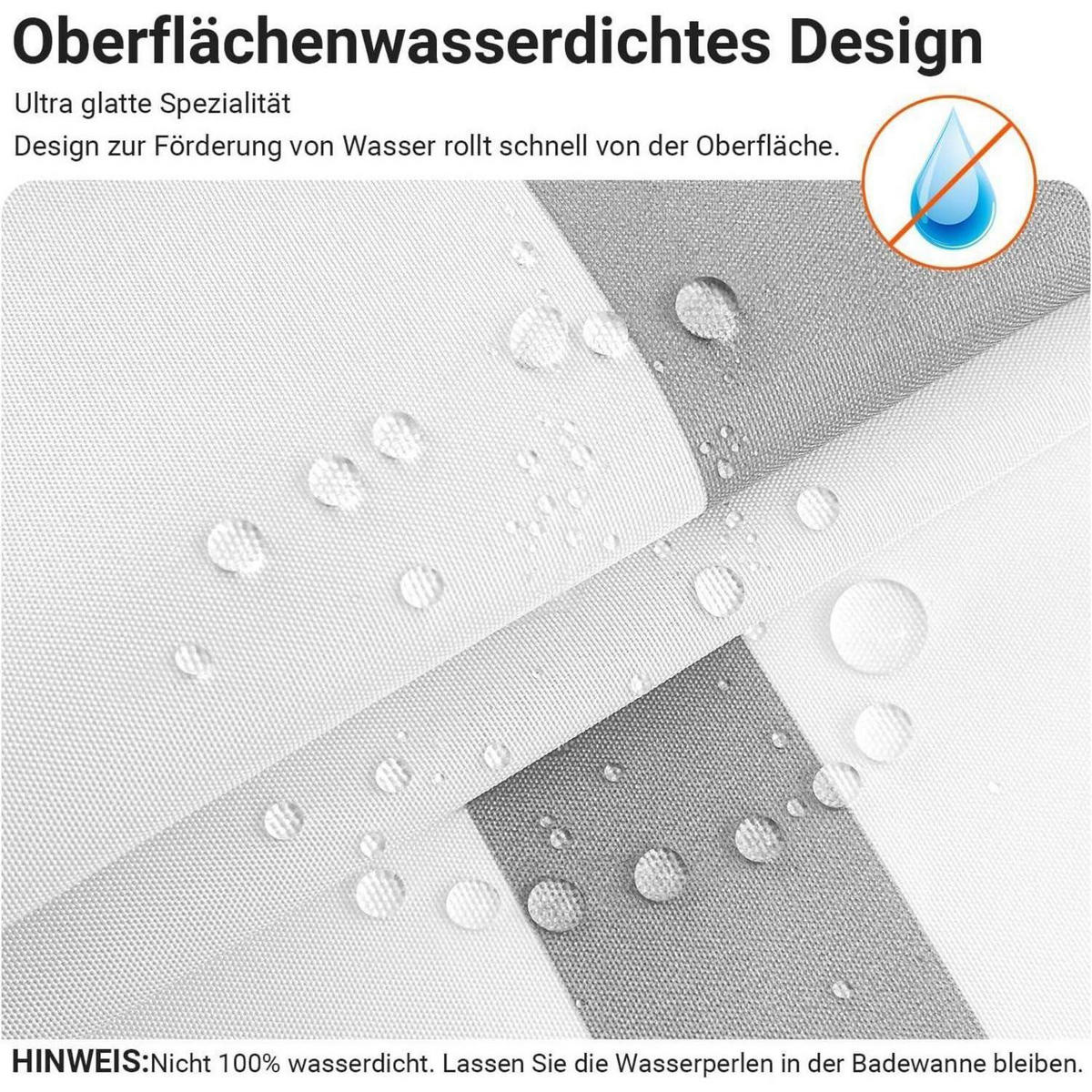 DUSCHVORHANG Block Muster 240 x 180 cm - Multicolor, Textil (240/180cm)