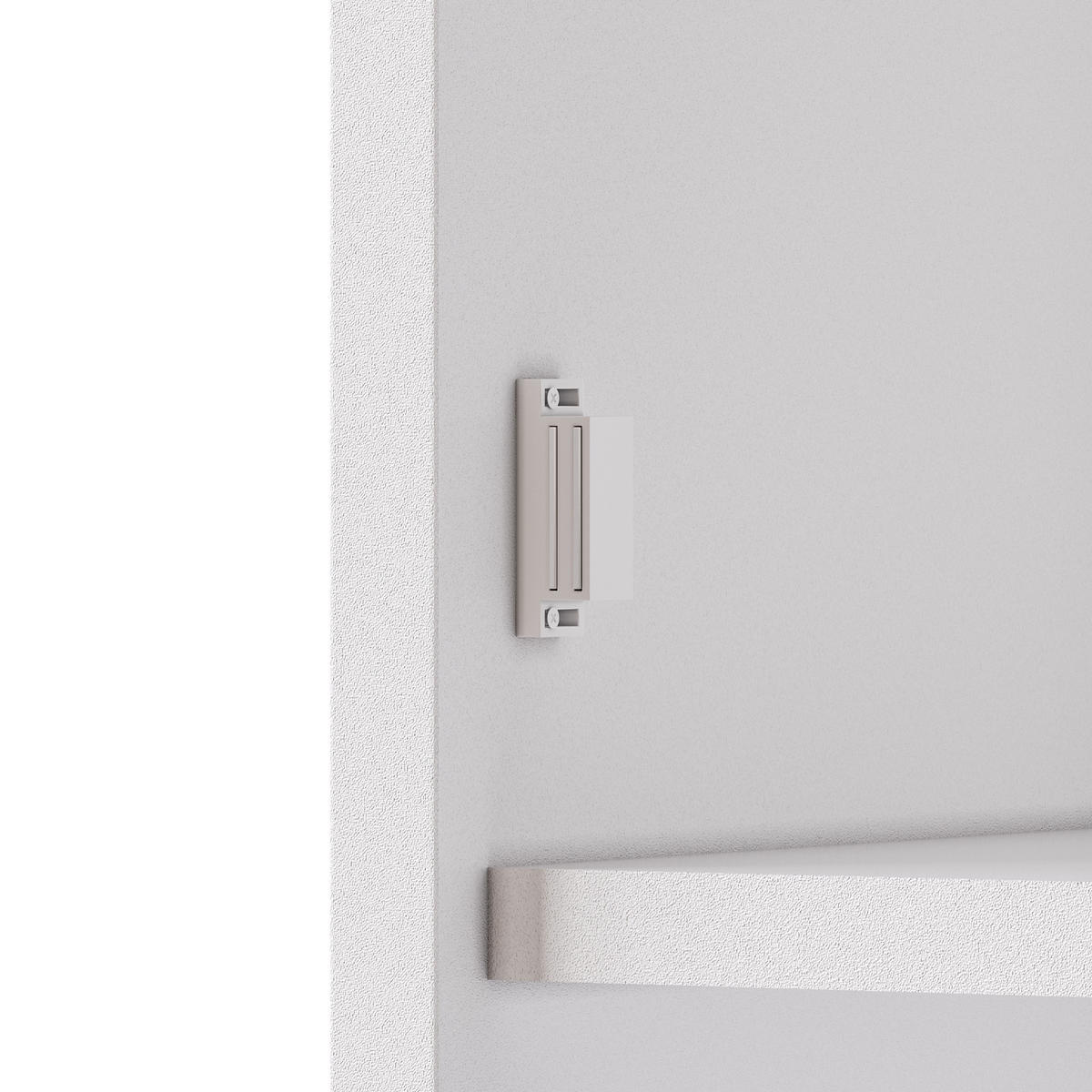 GESCHIRRSCHRANK aus MDF & Glas 120x40x176cm in Weiß mit LED & Steckdose - Weiß, Holzwerkstoff (120/176/40cm) - Modfu