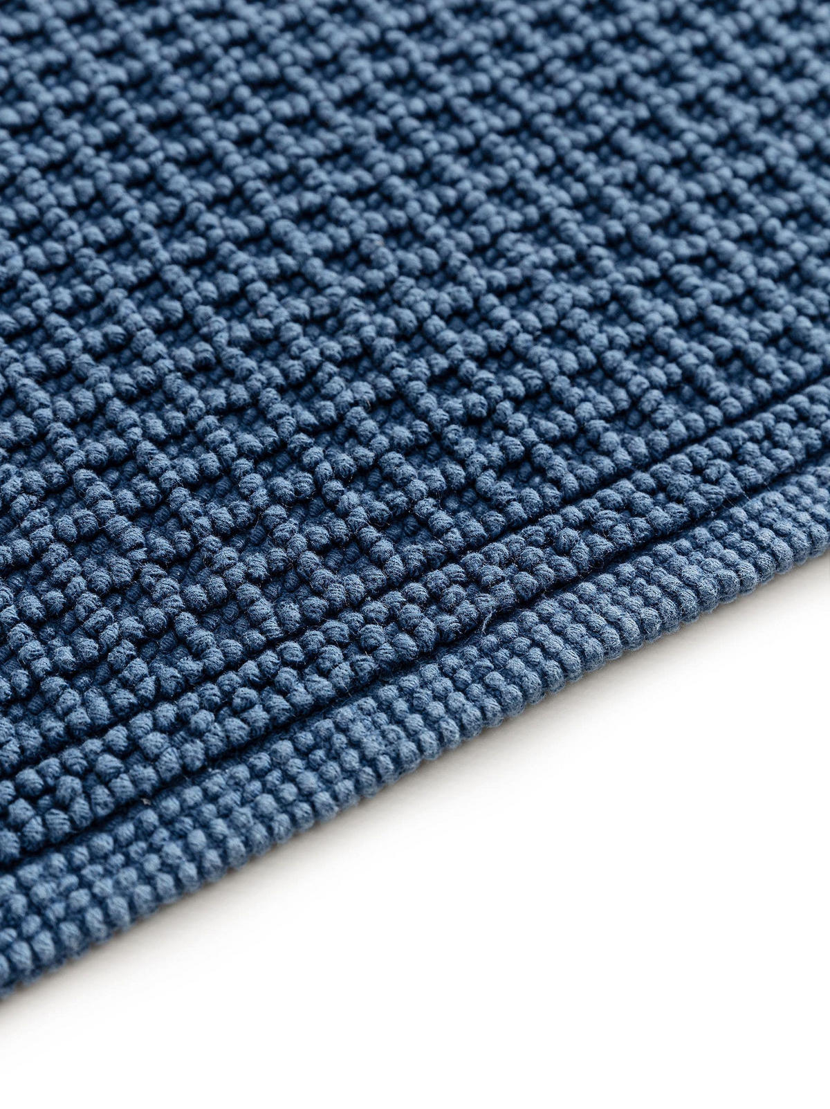 BADEMATTE Jojo Dunkelblau 50x80 cm - Dunkelblau, Textil (50/80cm) - benuta Nest