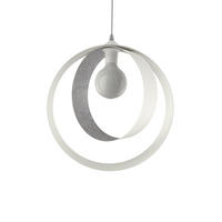 HÄNGELEUCHTE Nucleo - Weiß, Metall (7/40/40cm) - Lumicom