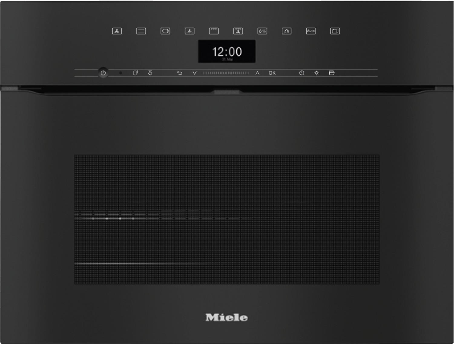 Miele H7440BPX Backofen mit Dampfunterstützung obsidianschwarz - Miele