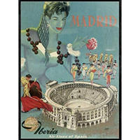 POSTER Europa Madrid A3 Rahmenlos - Klar, Papier (29.7/5/42cm) - Nacnic