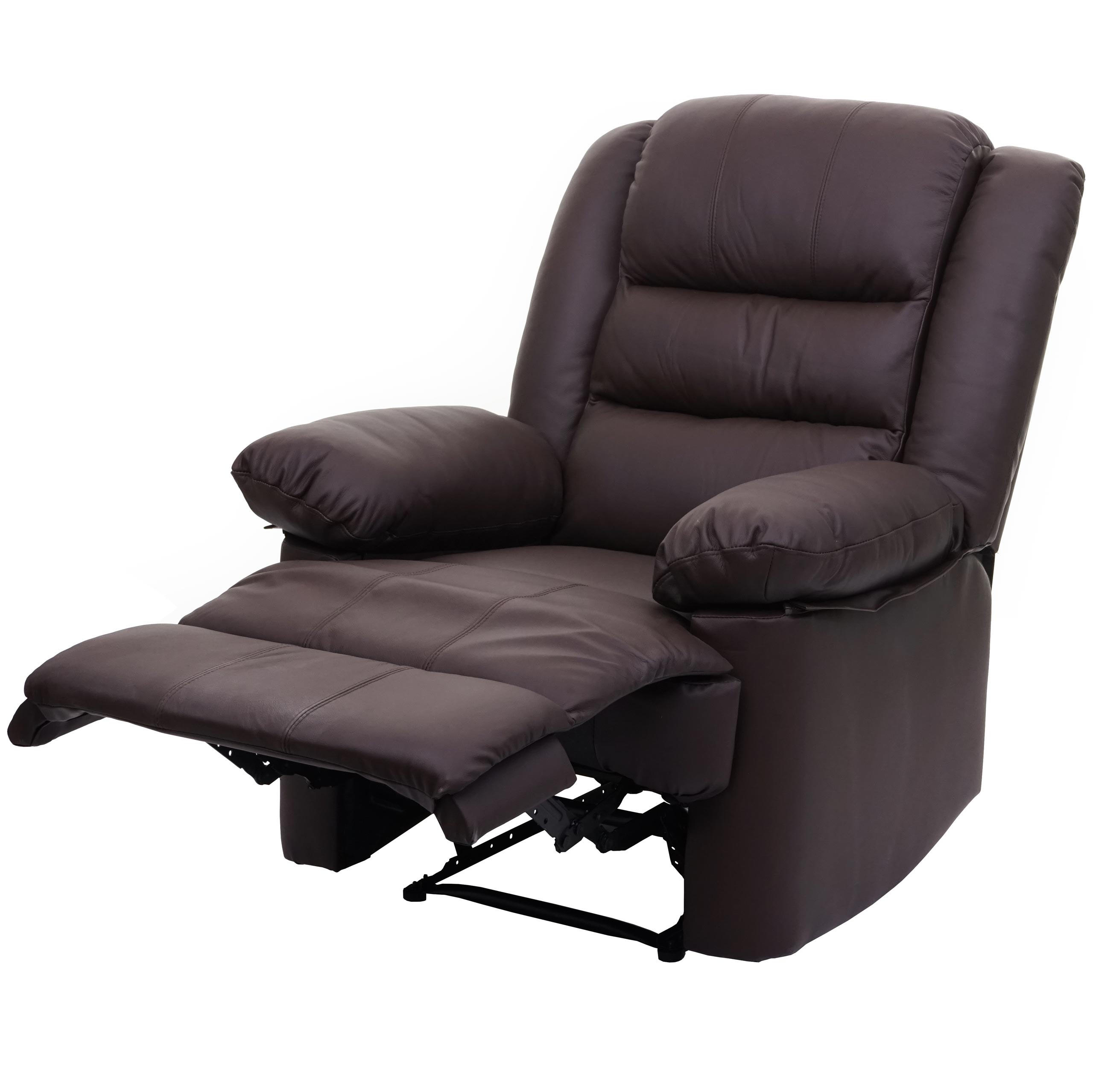 MCW RELAXAČNÍ křeslo hnědé
