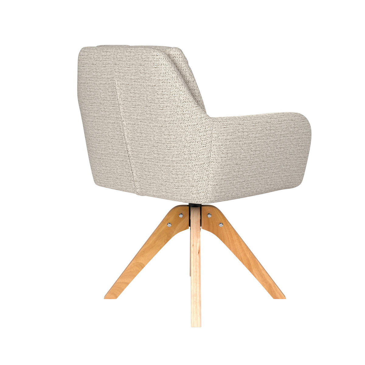ESSZIMMERSTUHL Pete - Beige - 62/63/85 cm - Beige, Textil (63/85/62cm)