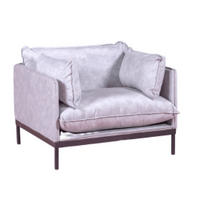 1-SITZER-SOFA Textil Grau - Grau, Textil (88/60/80cm) - Nest Dream