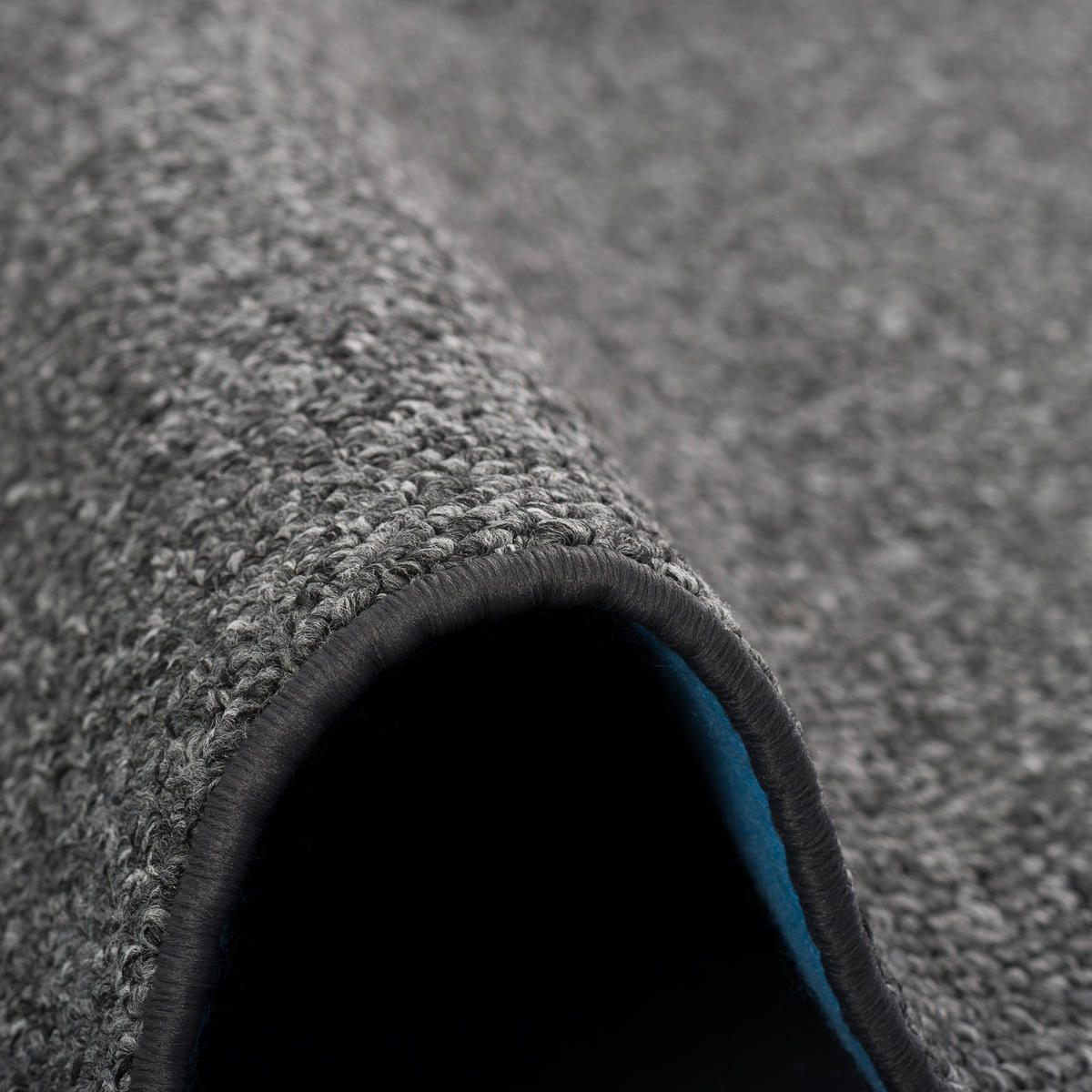 LUXUS WOLL-OPTIK BERBER JUNA MELIERT - Anthrazit, Textil (200/200cm) - Snapstyle