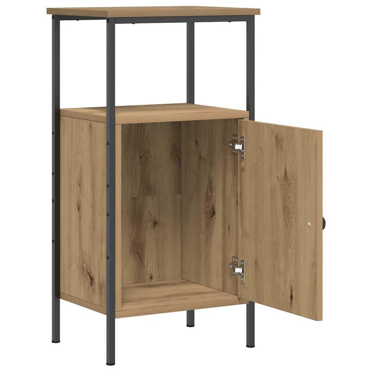 NACHTTISCH Artisan-Eiche 41/31/80 Cm Holzwerkstoff - Braun, Holzwerkstoff (31/80/41cm) - vidaXL