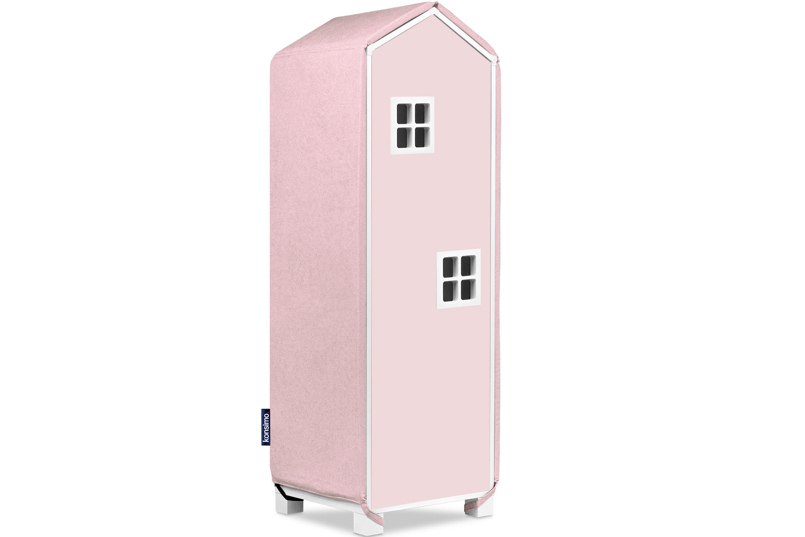 BEZUG-FÜR-KINDERKLEIDERSCHRANK MIRUM Abdeckung, Rosé - Pink, Textil (126/3/40cm) - KONSIMO®