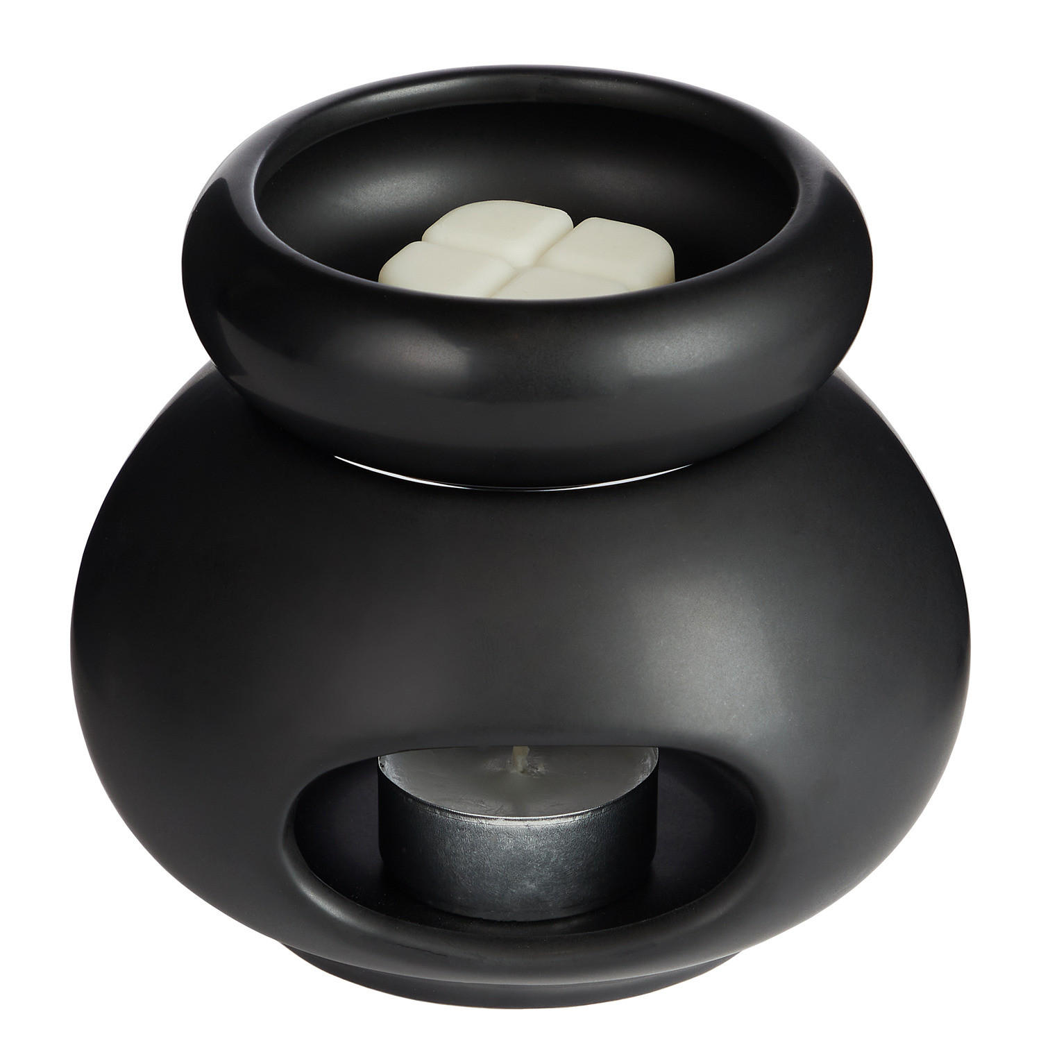 AROMALAMPE Ambiance - Schwarz, Keramik (12/11/12cm) - Butlers