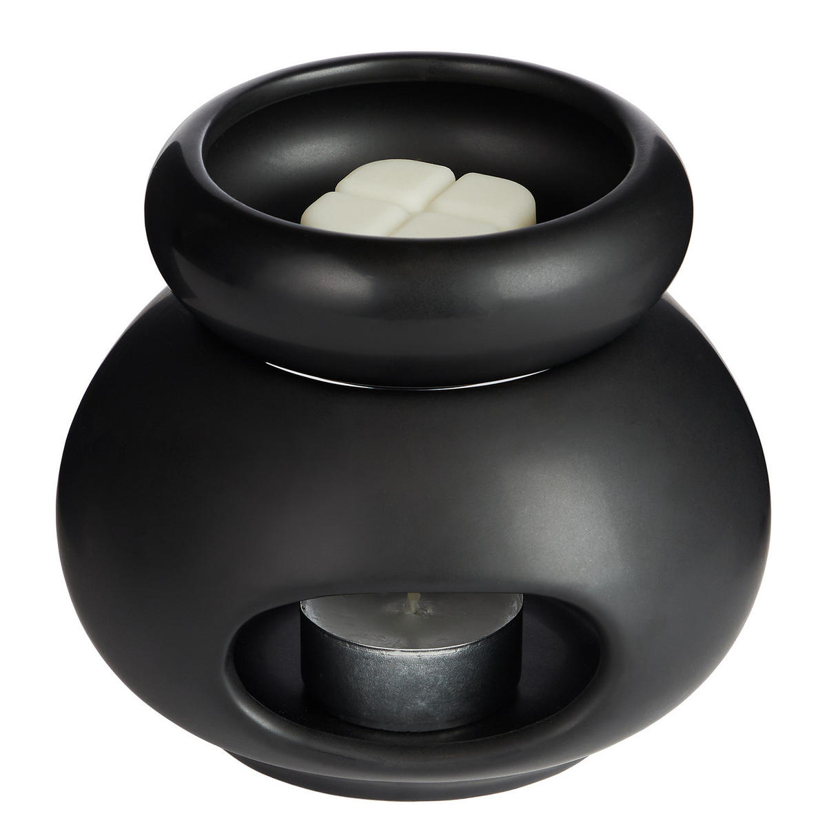 AROMALAMPE Ambiance - Schwarz, Keramik (12/11/12cm) - Butlers