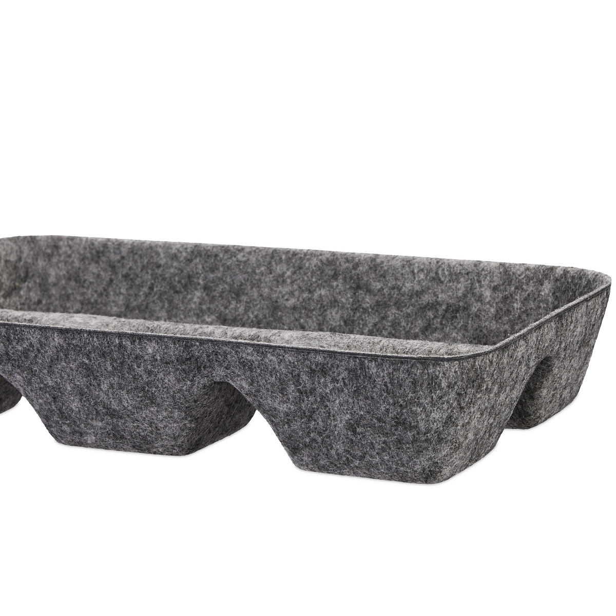 SCHUBLADENORGANIZER - Grau, Textil (19/29.5/5.5cm) - Relaxdays