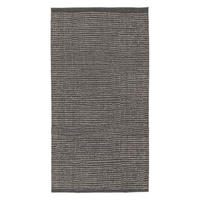 TEPPICH Tulla carbonfarben 80 x 150 x 1 cm - Schwarz, Textil (80/150cm) - Vivaraise