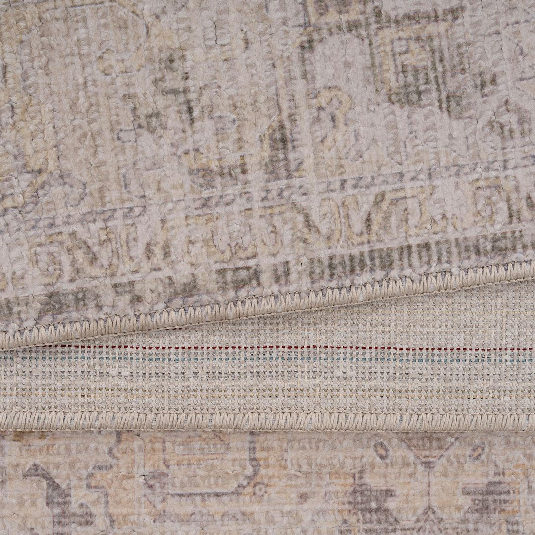 VINTAGE-TEPPICH Ishani Jade Beige - Beige, Textil (239/330cm) - Kukoon Rugs