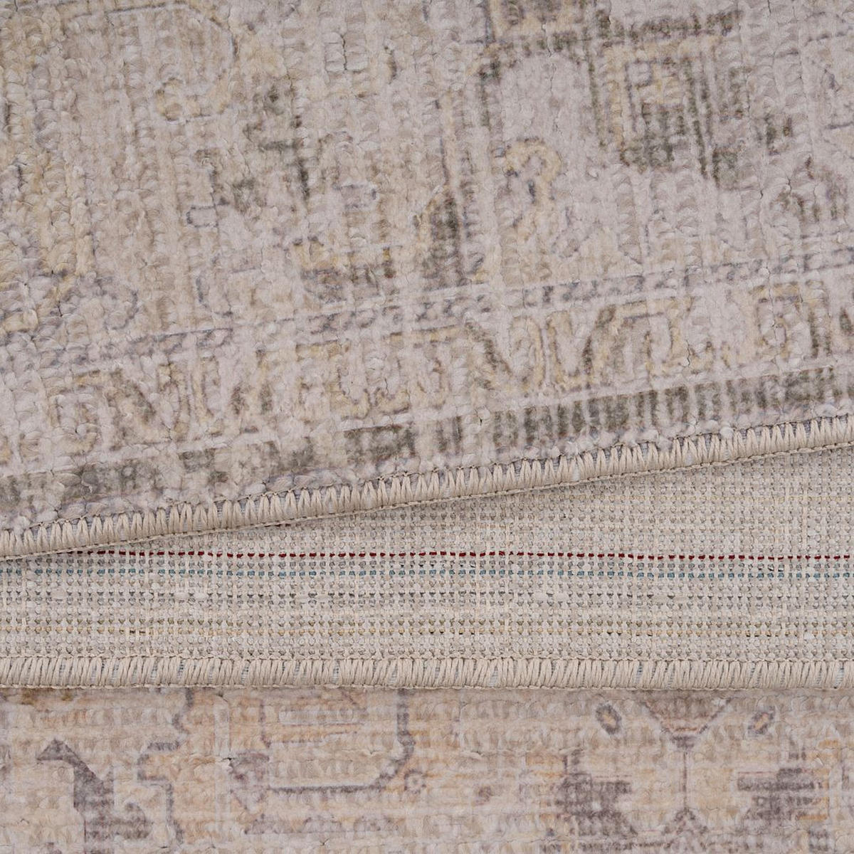 VINTAGE-TEPPICH Ishani Jade Beige - Beige, Textil (119/170cm) - Kukoon Rugs