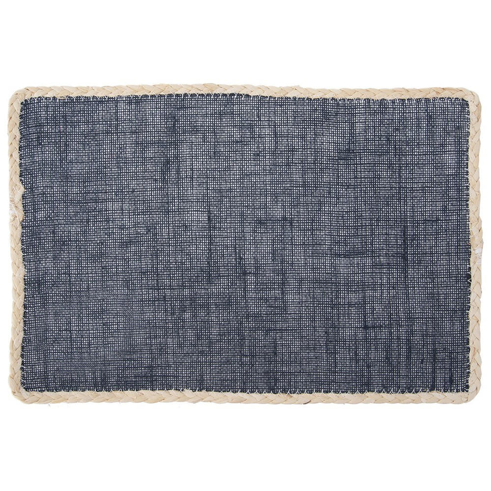 TISCHSET RECHTECKIG, Textil, dunkelblau, 45 x 30 cm - Blau, Textil (1cm) - Orion 