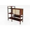 REGAL INA Wildeiche - Dunkelbraun, Holz (123/123/46cm) - byoak