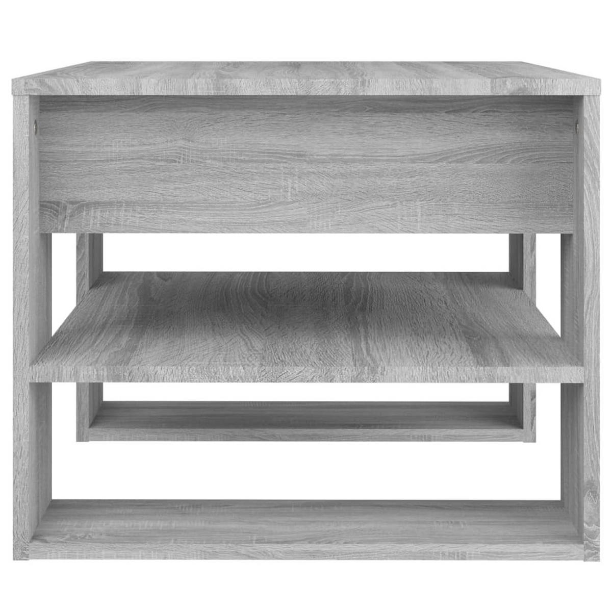 COUCHTISCH Grau Sonoma 55,5x55x45 cm Holzwerkstoff - Grau, Holzwerkstoff (55.5/55/45cm) - furnicato