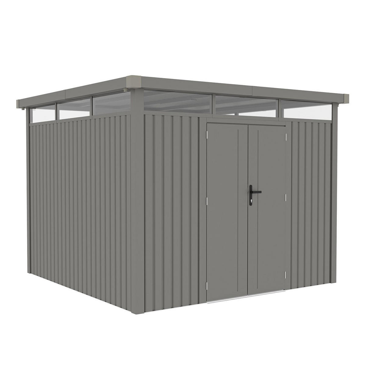 GERÄTEHAUS Luzern Pro Taupe - Taupe, Metall (294/222/294cm) - Juskys