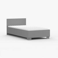 BETT 90×200 JONAS II 36 Grau/Grau - Grau, Holzwerkstoff - imoebel24