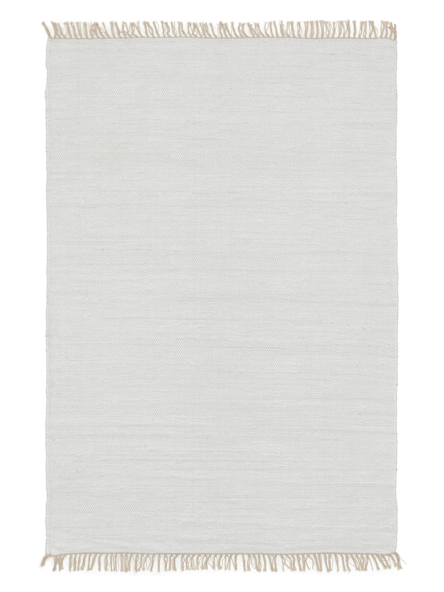 TEPPICH aus recyceltem Material Tom Weiß 200x300 cm - Weiß, Textil (200/300cm) - benuta Pop