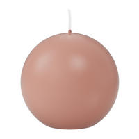 KUGELKERZEN Lachs Ø 80 mm, 6 Stück - Koralle, Paraffin (8/8/8cm) - Wiedemann Kerzen