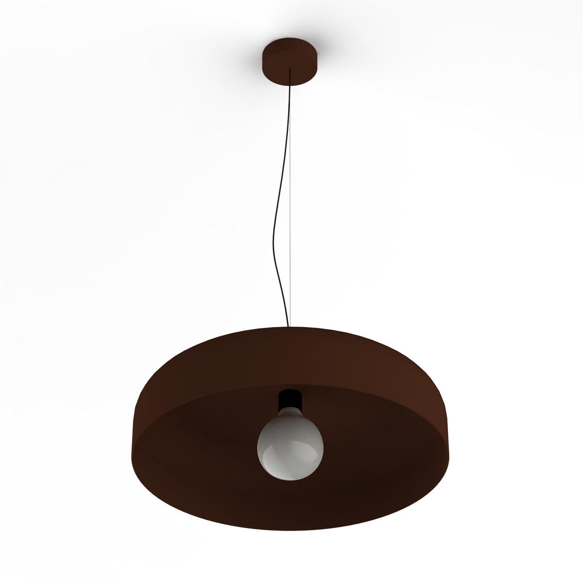 HÄNGELEUCHTE - Dunkelbraun, Metall (50/50/12cm) - Lumicom