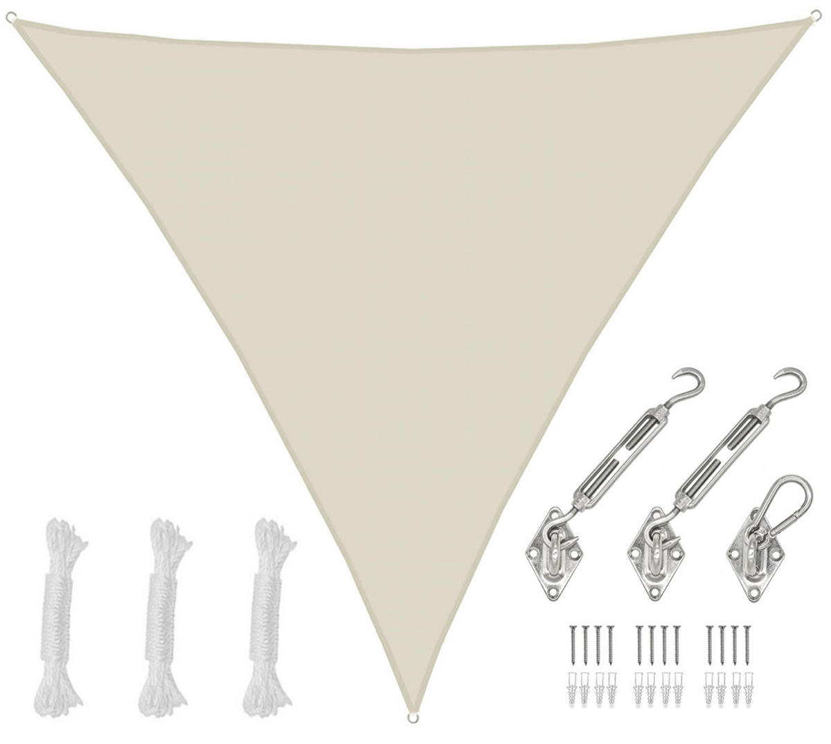 SONNENSEGEL Wasserdicht 700 cm Beige - Beige, Kunststoff (700/700cm) - Amanka