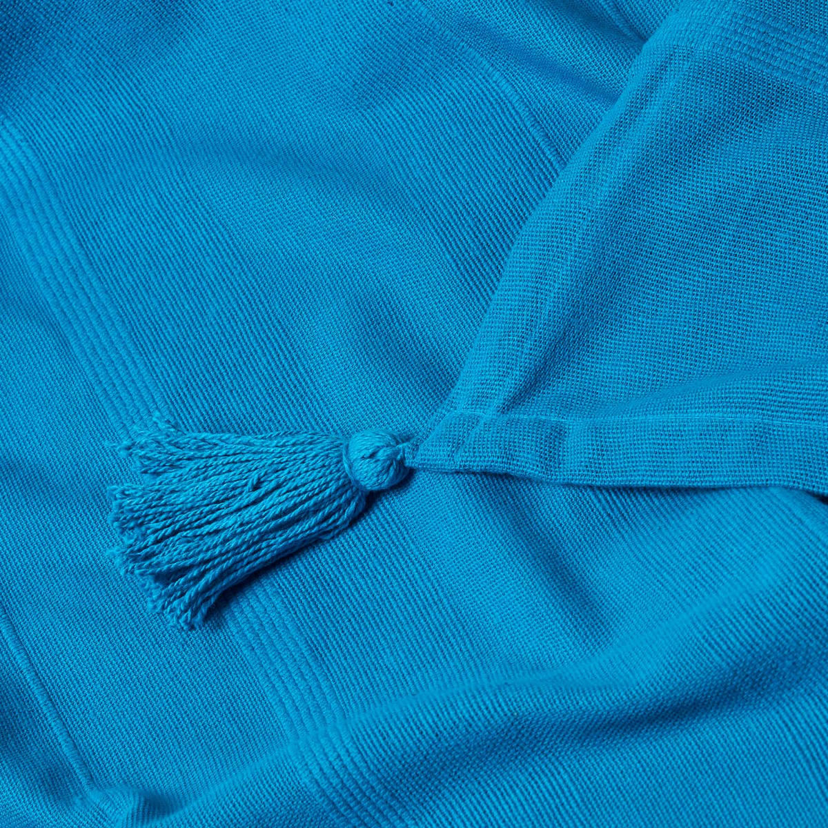 WOHNDECKE Rajput 150/200 cm, 100% Baumwolle - Petrol, Textil (150/200cm) - Homescapes