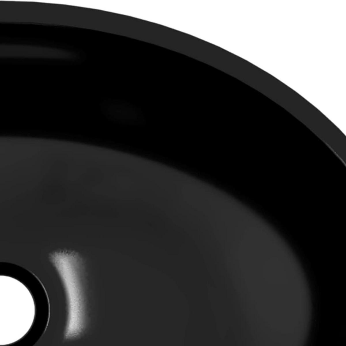 WASCHBECKEN Layne 50/37/14 cm - Schwarz, Glas (50/14/37cm) - Nettlife