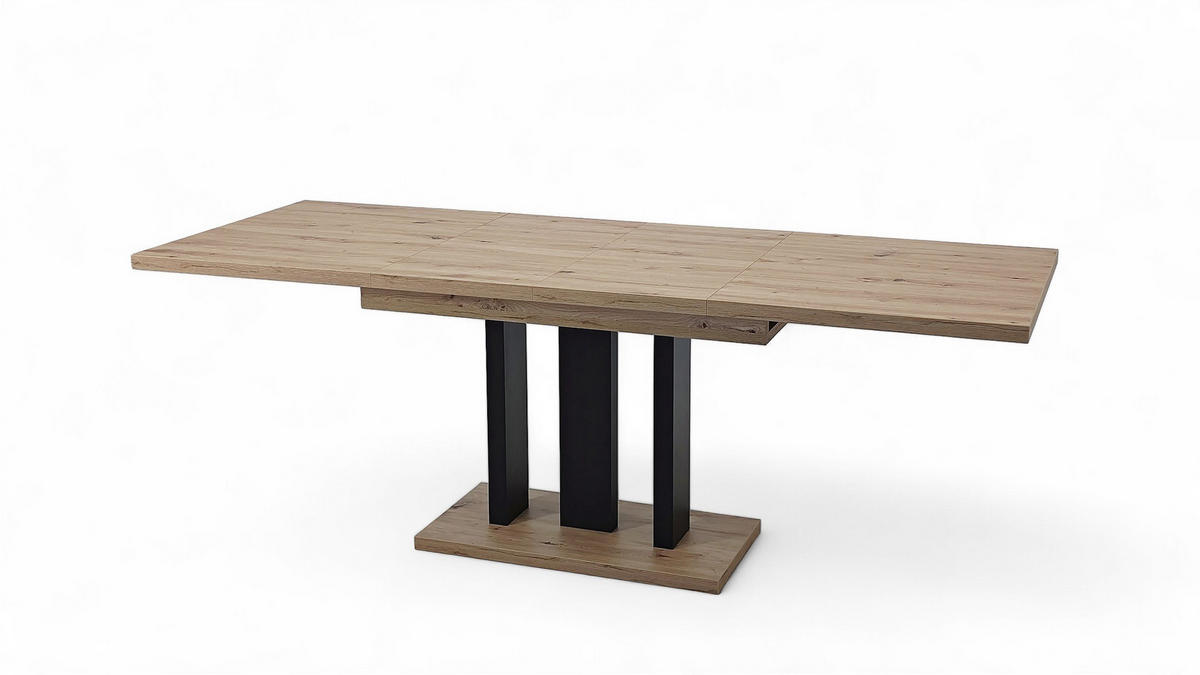 ESSTISCH Appia ausziehbar bis 210 cm - Eiche Artisan, Holzwerkstoff (130/80/76cm) - Endo-Moebel