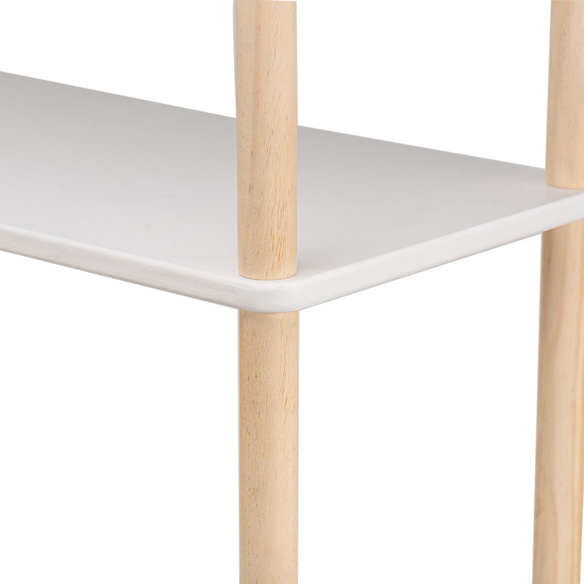 REGAL Weiß - Weiß, Holz (76/154/26cm) - Nordlys