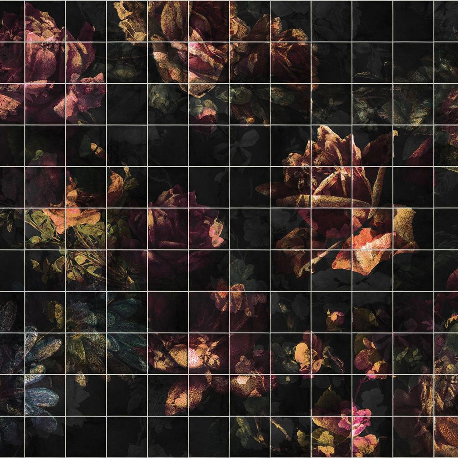 FOTOTAPETE Blumen 400 x 280 cm - Multicolor, Papier (400/280cm) - Sanders & Sanders