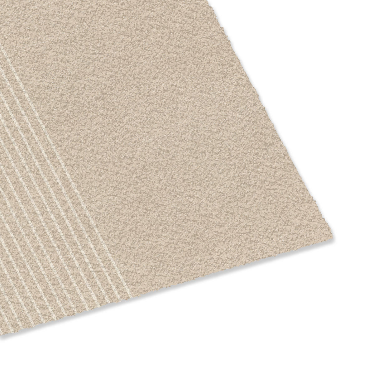 PREPRAŽNIK ZA VRATA Parallella linjer - Ljus struktur - Beige 60x40 cm - bež, umetna masa (60/0.4cm) - MuchoWow