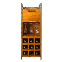 BARSCHRANK für das Wohnzimmer - Eichefarben, Holz (40/105/35cm) - Rawood Furniture