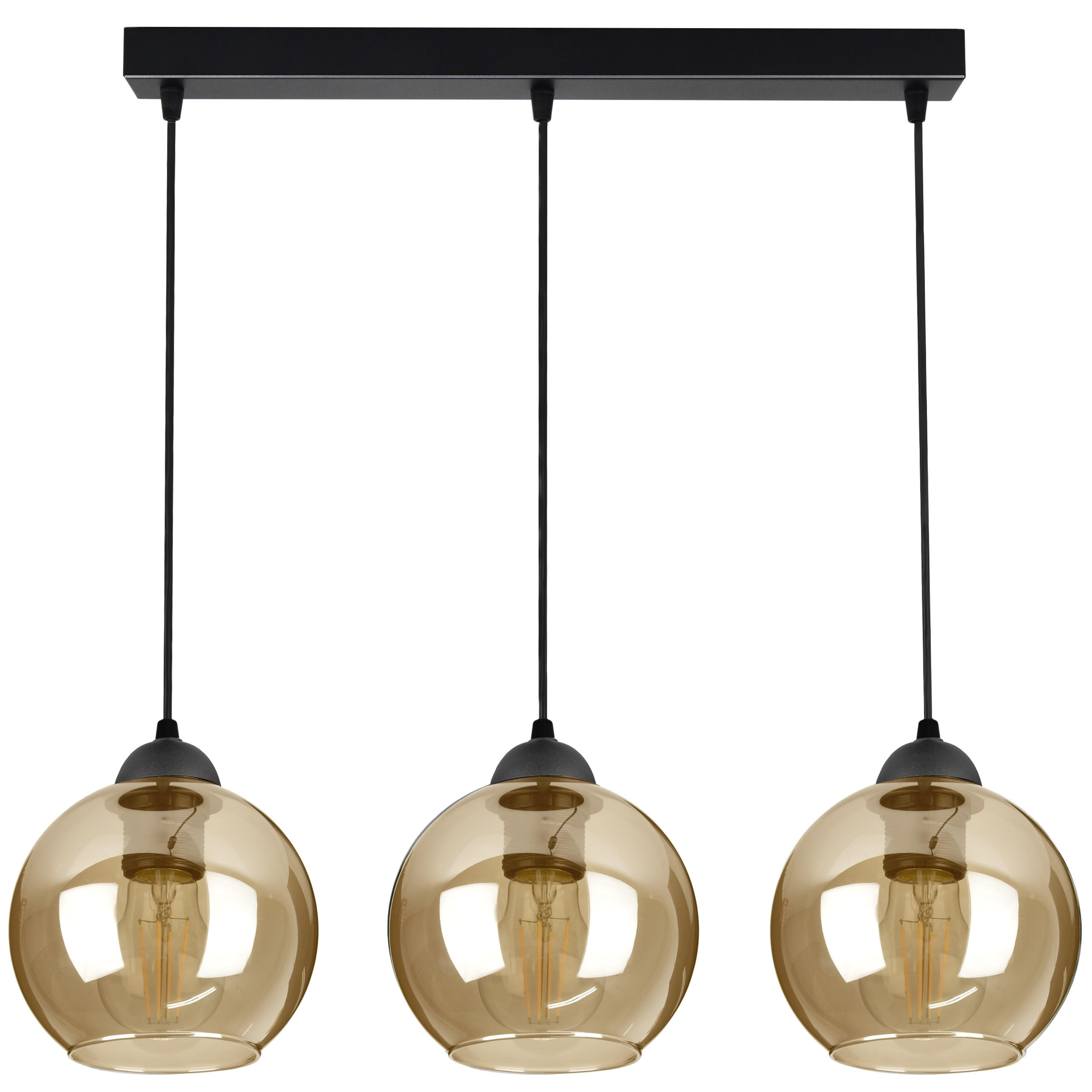 PENDELLEUCHTE HAGEN - Honig, Glas/Metall (15/70/70cm) - kiki design