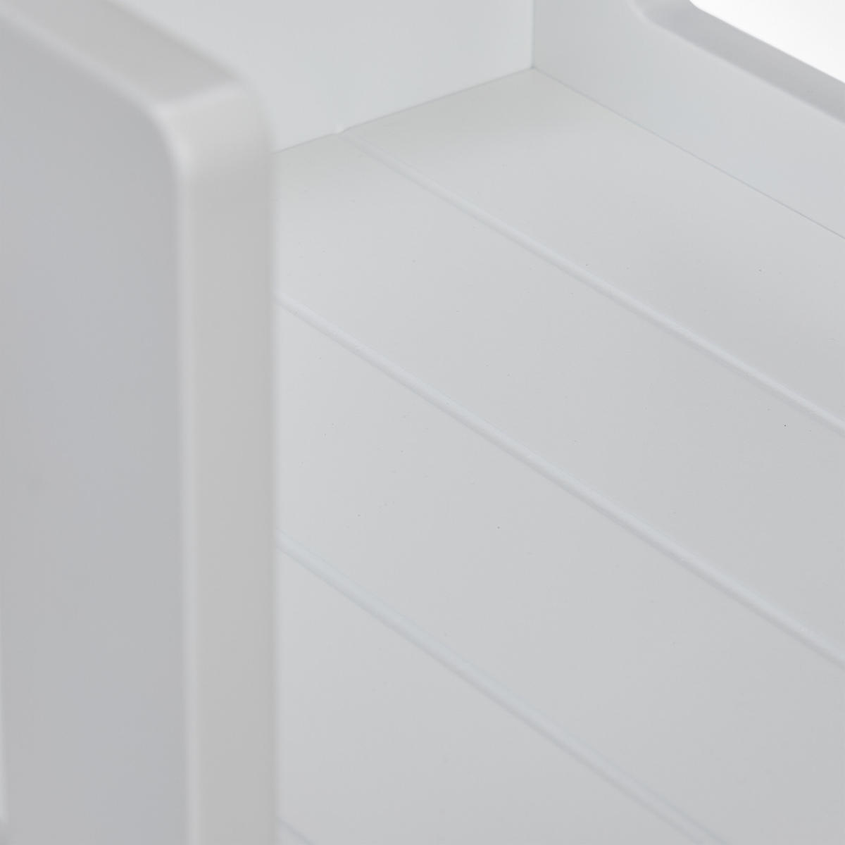 SITZHOCKER - Weiß, Holzwerkstoff (30/30/30cm) - Relaxdays