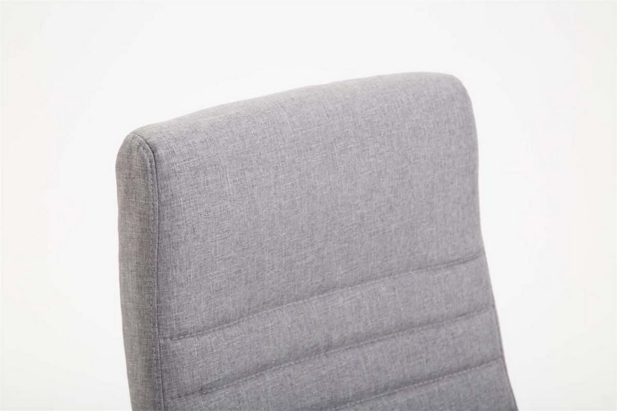 BÜROSTUHL Vallon, Stoff Grau - Grau, Textil/Metall (60/118/68cm) - TPFLiving