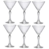 MARTINI-GLAS Martini-Gläser America 20er 150 ml - 6 Stück - Transparent, Glas (0.16L) - Bormioli Rocco