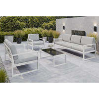 GARTENMÖBEL-SET 4-TLG. - Naturfarben, Holz - Design Möbel