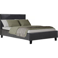 BETT lina Grau - Grau, Textil (190/90cm) - Habitat Garten
