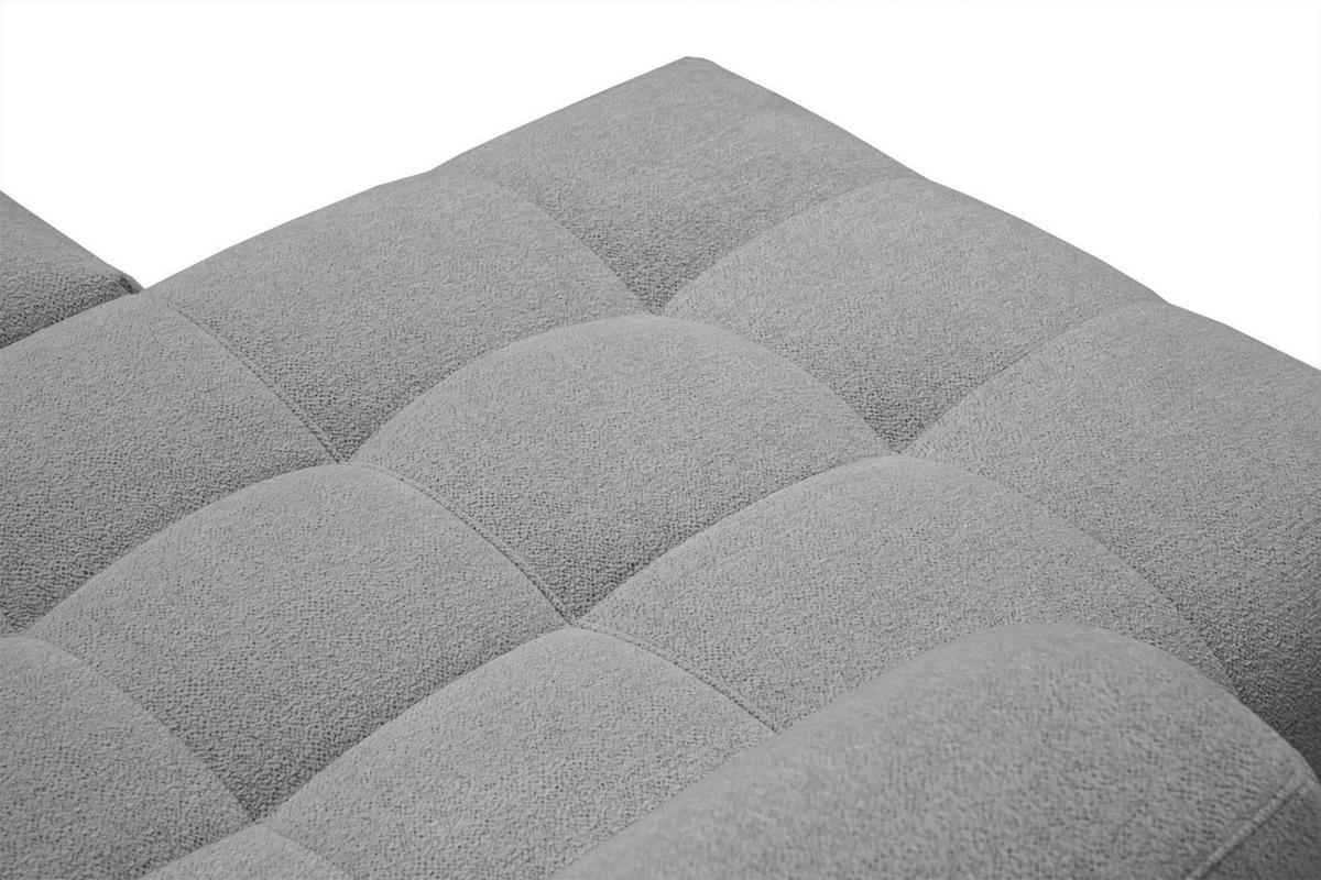 ECKSOFA SALVINI 4-Sitzer, grau - Schwarz/Grau, Holzwerkstoff/Textil (158/292cm) - Courtois Laville