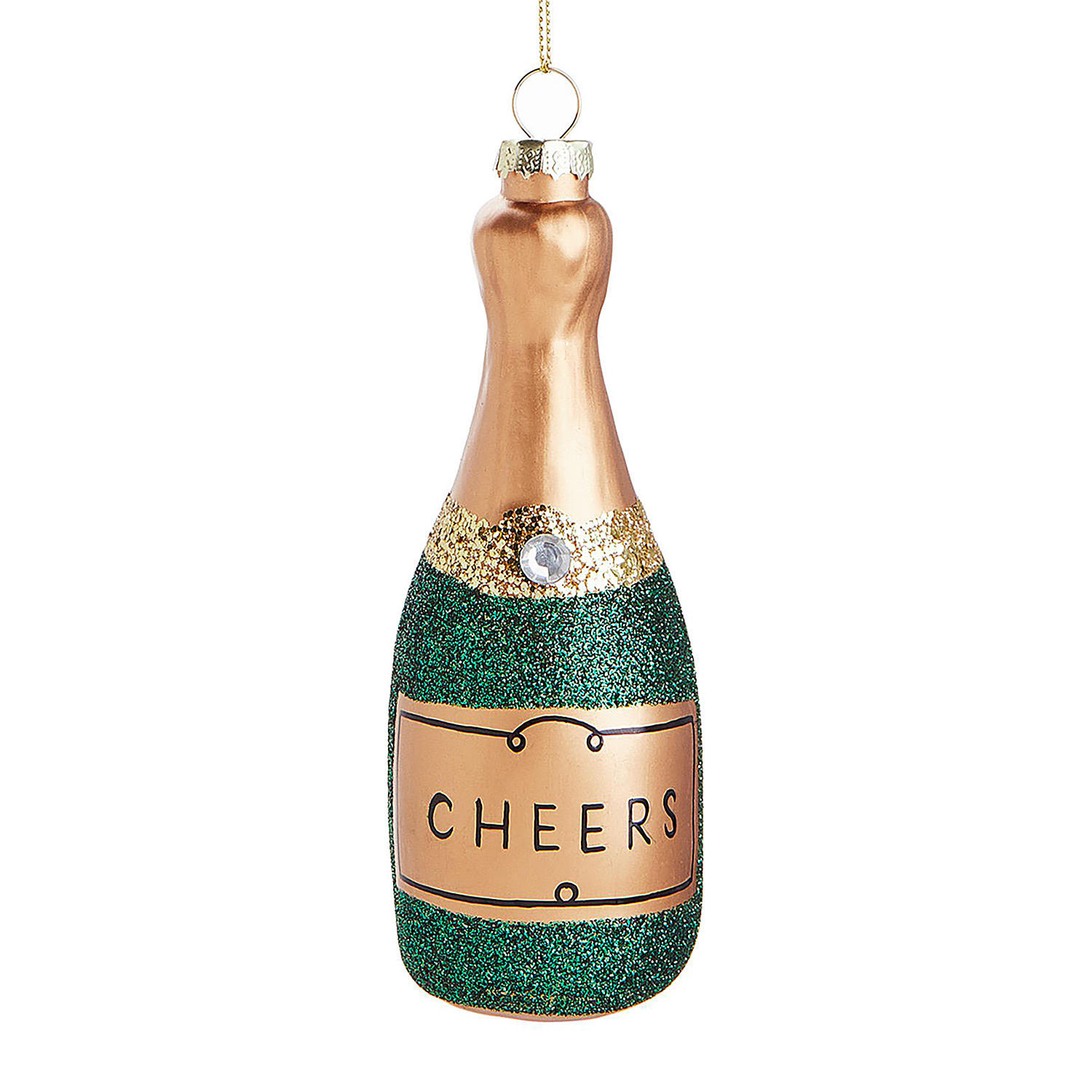 BAUMANHÄNGER Hang On Cheers - Grün, Glas (5/15/5cm) - Butlers